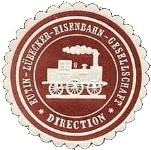 Siegelmarke Eutin Luebecker Eisenbahn Gesellschaft